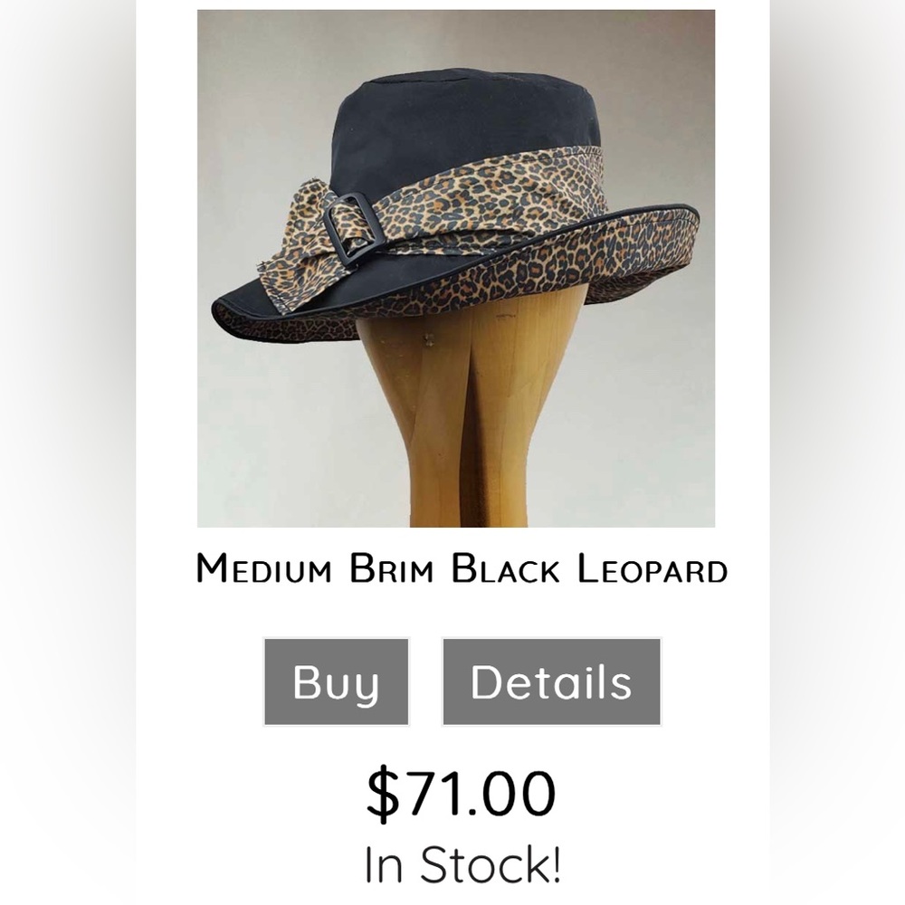 Lid Wear Rain Hat